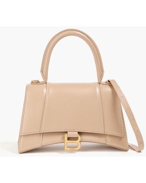 Balenciaga Embellished Leather Tote - Natural