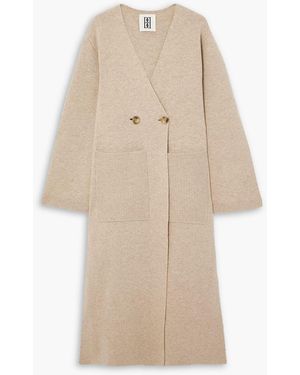 By Malene Birger Carlyn Double-breasted Wool-blend Cardigan - Natural