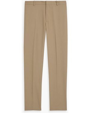 McQueen Wool-Blend Twill Pants - Natural