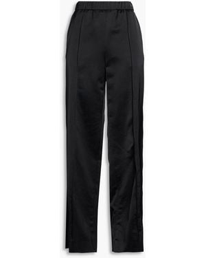 Jil Sander Cotton Flared Trousers - Black