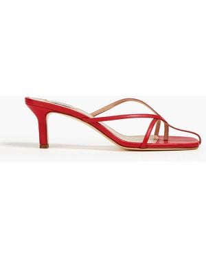 Elleme Etoile Leather Mules - Red