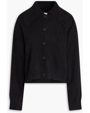 Loulou de Saison Sao Wool-blend Cardigan - Black