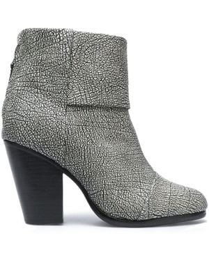 Rag & Bone Suede Ankle Boots - Gray
