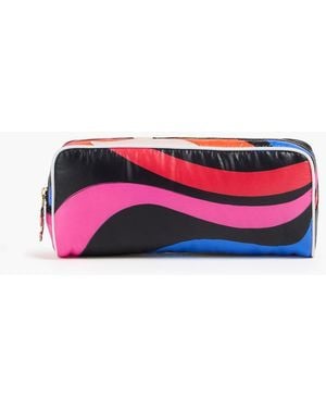 PUCCI Printed Shell Cosmetics Case - Red