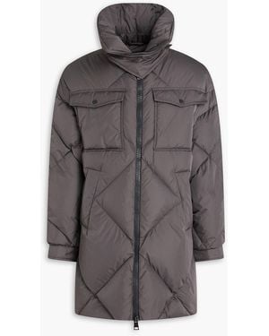 Herno Quilted Shell Down Jacket - Grey