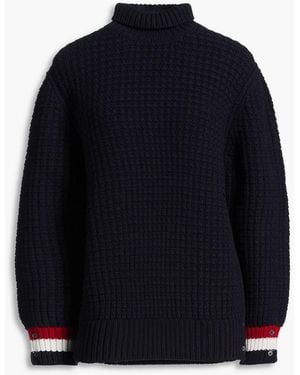 Thom Browne Wool Turtleneck Jumper - Blue