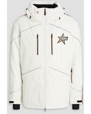 Perfect Moment Chamonix Ii Appliquéd Hooded Jacket - Natural