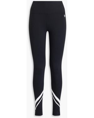 Tory Sport Printed Stretch Leggings - Blue