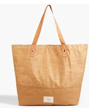 Rag & Bone Addison Coated-Linen Tote - Brown