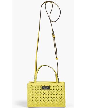 Kate Spade Sami Crystal-embellished Satin Tote - Metallic