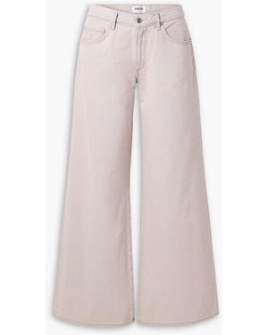 Agolde Clara Baggy Low-Rise Wide-Leg Jeans - Pink