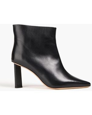 FRAME Odette Leather Ankle Boots - Black