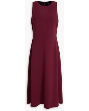 Theory Crepe Midi Dress - Purple