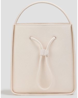 3.1 Phillip Lim Soleil Pebbled-leather Bucket Bag - Natural