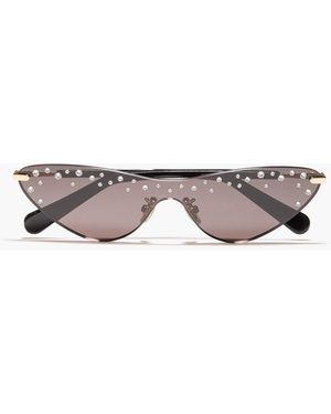 Zimmermann Cat-Eye Crystal-Embellished-Tone Sunglasses - Black
