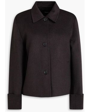 Theory Wool And Cashmere-Blend Jacket - Black