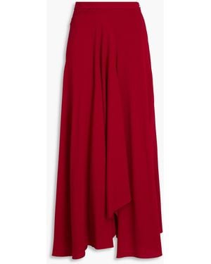 ROKSANDA Asymmetrischer maxirock "asha" aus crêpe - Rot