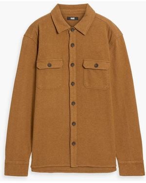 PAIGE Wilbur Cotton-Twill Overshirt - Brown