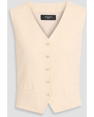 Weekend by Maxmara Pace Twill Vest - Natural