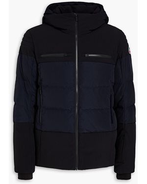 Fusalp Lauzon Quilted Two-tone Hooded Ski Jacket - Blue
