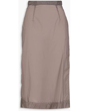 Maison Margiela Shell Midi Skirt - Brown