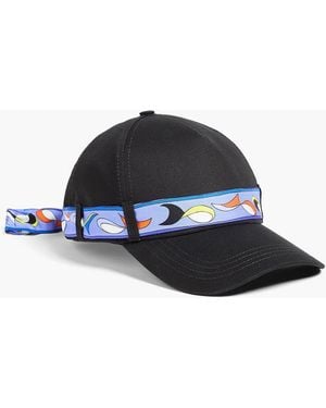 Emilio Pucci Printed Twill Baseball Cap - Blue