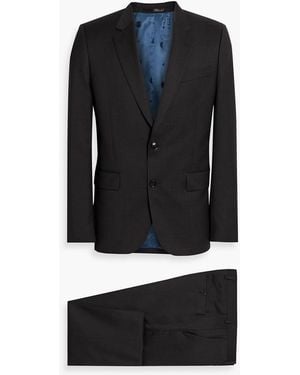 Paul Smith Houndstooth Wool-Twill Suit - Black