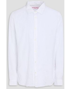 Orlebar Brown Giles Linen Shirt - White