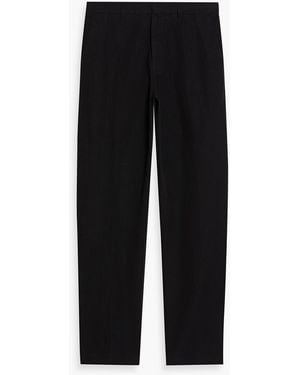 Alex Mill Cooper Cotton And Linen-Blend Twill Pants - Black