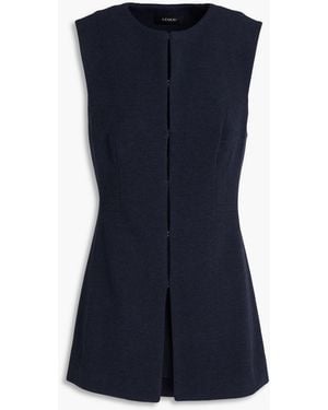 A.Emery Ryde Stretch-crepe Vest - Blue