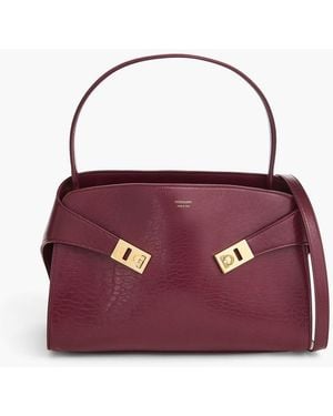 Ferragamo Hug Leather Tote - Purple