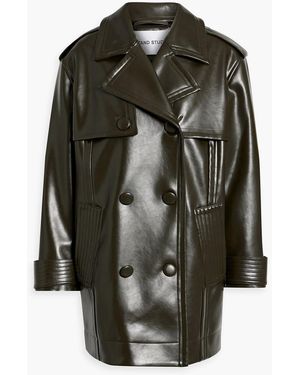 Stand Studio Flora Trench Coat - Black