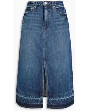 Jonathan Simkhai Della Denim Midi Skirt - Blue