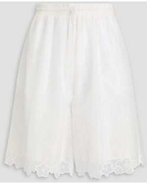 Cecilie Bahnsen Arya Organza Shorts - White