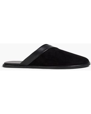 Neous Atik Nubuck Slippers - Black
