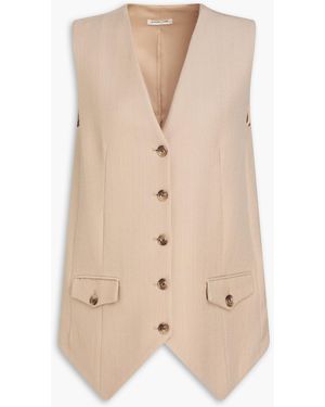 By Malene Birger Sophine Twill Vest - Natural