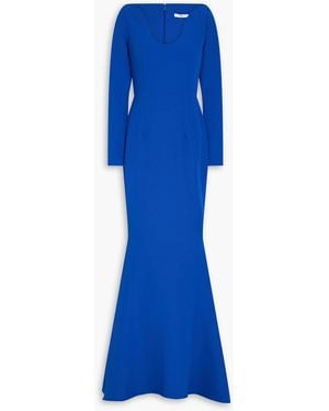 Safiyaa Auria Crepe Gown - Blue