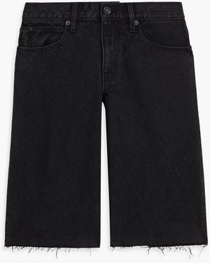 SLVRLAKE Denim Mica Denim Shorts - Black
