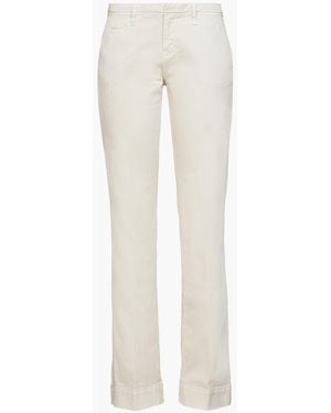 Ba&sh Ross Cotton-blend Twill Bootcut Pants - White