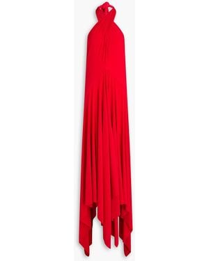 Norma Kamali Wendbares maxikleid aus stretch-jersey - Rot