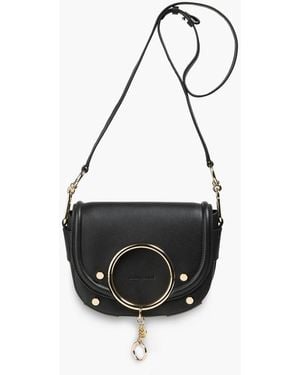See By Chloé Mara Pebbled-leather Cross-body Bag - Black