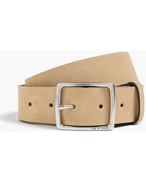 Rag & Bone Gürtel aus veloursleder - Natur