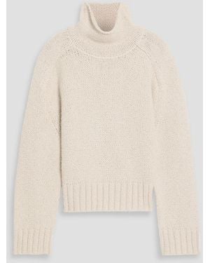Loulou de Saison Kean Alpaca And Wool-Blend Turtleneck Jumper - Natural