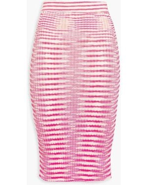 Missoni Rock aus strick in space-dye-optik - Pink