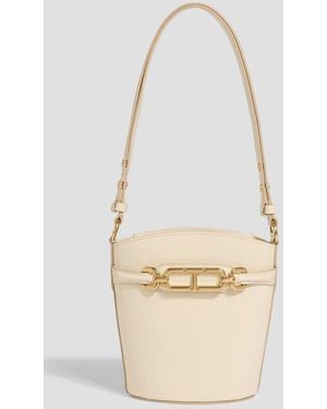 Tom Ford Whitney Leather Bucket Bag - White