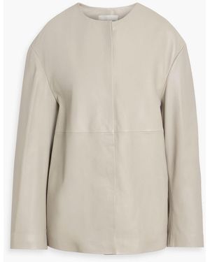 Loulou de Saison Atalia Leather Jacket - White