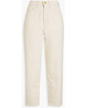 Triarchy St. Tropez High-rise Straight-leg Jeans - White
