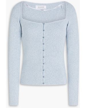 NAADAM Cotton And Cashmere-blend Cardigan - Blue