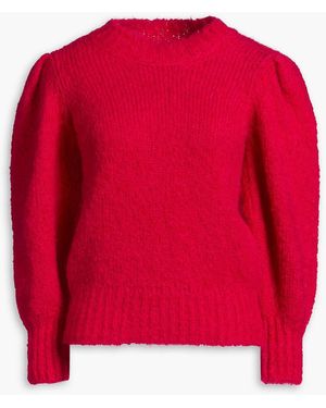 Isabel Marant Pullover "emma" aus einer gerippten mohairmischung - Rot