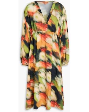 Stine Goya Veroma Printed Crepe Midi Dress - Multicolor